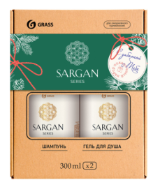 Набор подарочный Sargan (шампунь) 300 мл, Sargan (гель для душа) 300 мл
