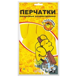 Перчатки латекс. Ладушки L (9)