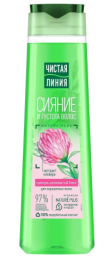 Шампунь ЧИСТАЯ ЛИНИЯ для окрашенных Клевер 400 мл