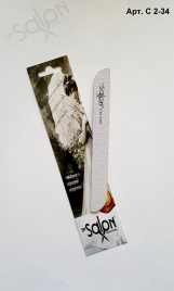 SALON пилка наждачная на деревянной основе 100/180 C 2-34