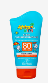 Крем д/заг Африка детс.SPF80 100мл