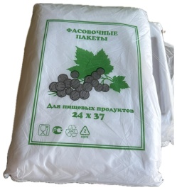 Пакет фасовочный "Смородина черная" 24*37=8 пласт (800шт/10)