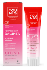 Зубная паста YOUNIQ Комплексная защита, 100 гр