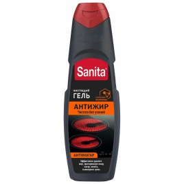 Санита гель 500мл Антижир д/плит чист.ср-во (дизайн 2022) (23014)*3/12