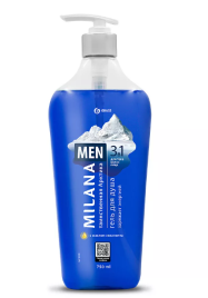 "Milana гель для душа Райское блаженство" с маслом кокоса 750 мл.
