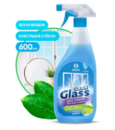Очиститель стекол "Clean Glass" бытовой 600 мл. триггер