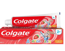 КОЛГЕЙТ з/п Детская 50мл. Доктор Заяц вкус Клубника (89287) *3/48
