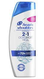 H&S Шампунь 400мл Основной уход 2в1 д/норм и жирн /6