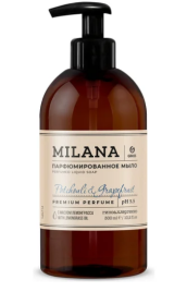 Мыло жидкое парфюмированное "Milana Green Deep" 300 мл.
