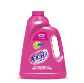 ВАНИШ ОКСИ 1л Пятновывод. д/цветных тканей розов.*3/12 (8078306)