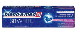 БЛЕНД-А-МЕД  з/п 100мл 3D White (Бодрящая свеж.) *6/12