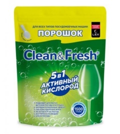 Порошок для ПММ "Clean&Fresh" ALL in 1, 5в1, 1500гр.