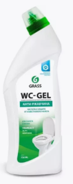Средство для чистки сантехники "WC- Gel" 750 мл.
