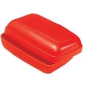 Мыльница п/м ПОЛИМЕРБЫТ 26500, дорожная, 105х70х38мм.