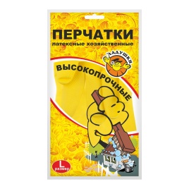 Перчатки латекс. Ладушки высок L(9)