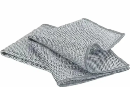 Металлизированная Двухслойная тряпка,1 шт.20*20cm.