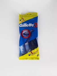 Станок  однор.GILLETE -2 однор.ст. 4+1шт. бесплатно (АЛИДИ) *6/24  (ЖИЛЕТ)