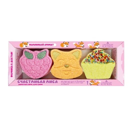 Соль д/ванн Happiki Сч.лиса270г шип