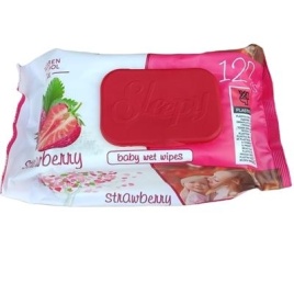 Слипи Натурал салфетки влаж.120 шт.Клубника *1/12