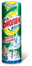 БИОЛАН чистящ.порошок 400гр. Горная Свежесть *6/24