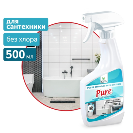 Средство для мытья и чистки сантехники "Pure" (кислотное, триггер) 500 мл. Clean&Green