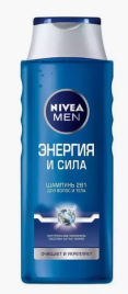 Шампунь Nivea 400 мл Д/муж. ЭНЕРГИЯ И СИЛА /12