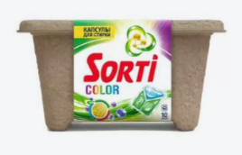 Сорти капсулы для стирки 10шт. Колор (381-7К) картон *1/4