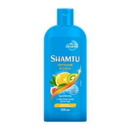 ШАМТУ шамп.300мл. Питание и сила с экстрактами фруктов *3/12 - акц.цена
