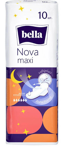 БЕЛЛА прокл.CLASSIC nova MAXI 10шт.*24 (BE-012-MW10-E04) !!АКЦИЯ!! фото 1