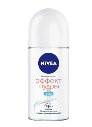 НИВЕЯ део-ролик жен. 50мл Эффект пудры Фреш  *2/30 - акц.цена	 фото 1