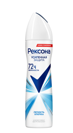 РЕКСОНА дез.спрей жен. 150мл. Легкость хлопка  *3/6 фото 1