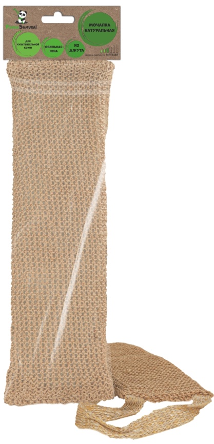 Мочалка джутовая 0310 массажная для чувств.кожи.PS фото 2