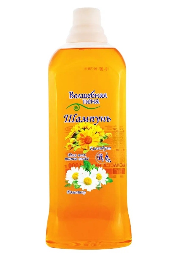 Хелп "Волшебная пена" шампунь 1л. Ромашка и календула *3/12 фото 1