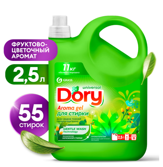 Гель-концентрат для стирки цветного белья Dory 2,5 л. фото 1