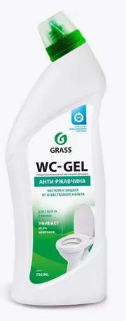 Средство для чистки сантехники "WC- Gel" 1500 мл
 фото 1