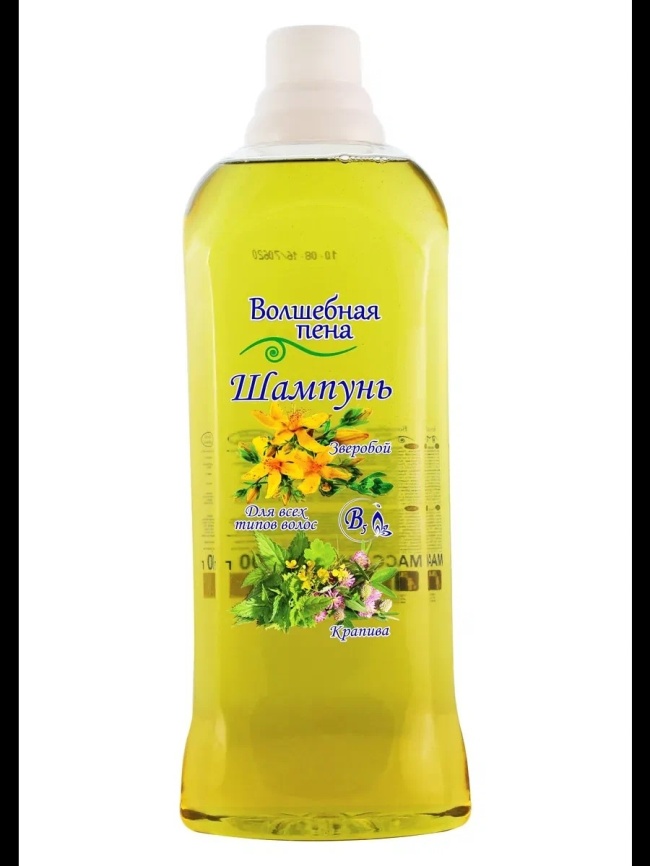 Хелп "Волшебная пена" шампунь 1л. Зверобой и крапива *3/12 фото 2