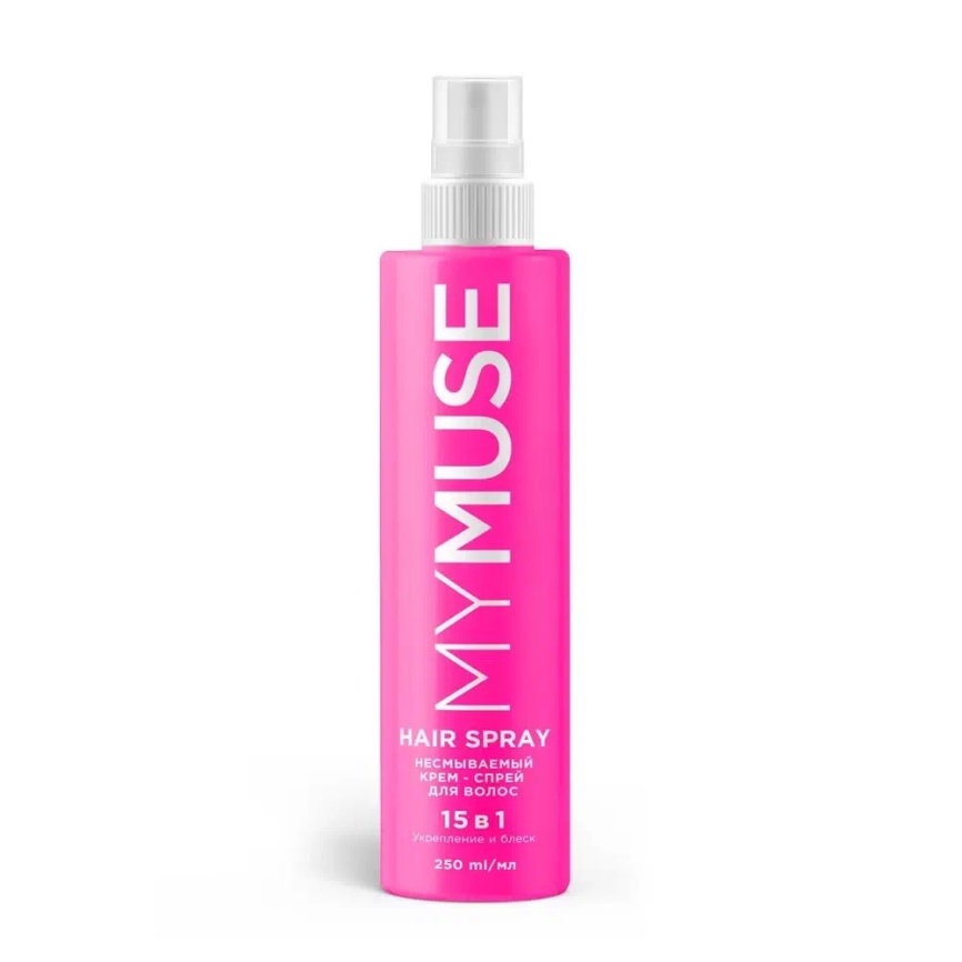 Несмываемый крем-спрей 15 в 1 для волос укрепление и блеск 250 мл фото 1