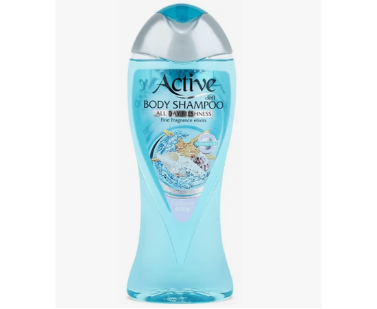 Актив гель д/душа 400мл. Морской (голубой)  фото 1