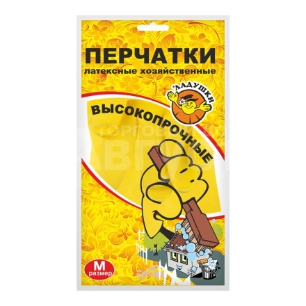 Перчатки латекс. Ладушки высок M(8) фото 1