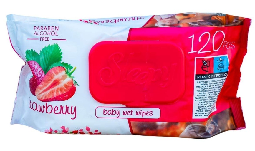 Слипи Натурал салфетки влаж.120 шт. Детские *1/12 фото 1