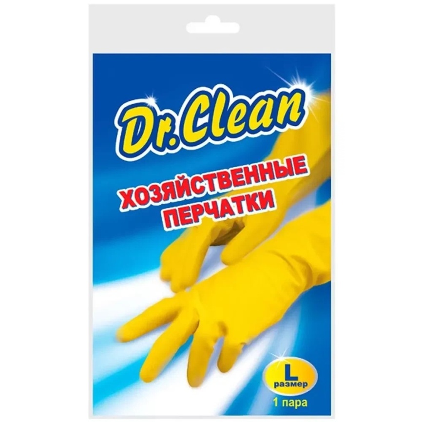 Перчатки резин.ДР.Клин размер L Латекс *12/240 фото 1