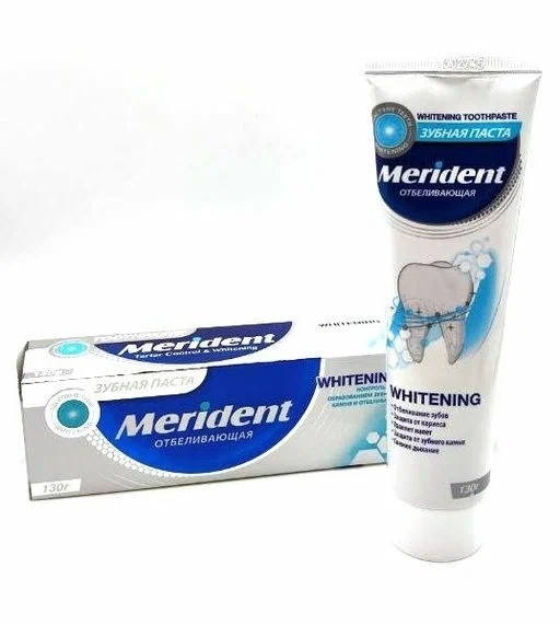 АВЕ зубная паста 130гр. "Merident" отбеливающая *1/48 фото 1