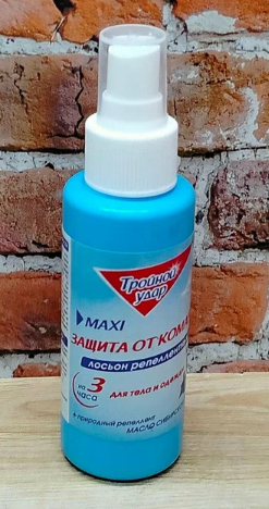 ДОМОВОЙ лосьон реп.-спрей "Тройной удар" 100мл. флакон *6/36 фото 1