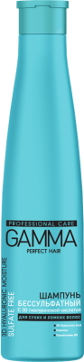 Св. шампунь бессульф. Гамма Перфект 3D гиал. кислота 350мл. фото 1
