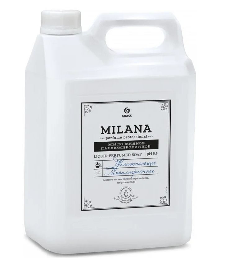 Жидкое парфюмированное мыло Milana Perfume Professional 5 кг. фото 1