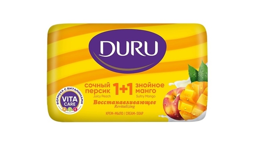 ДУРУ т/м 1+1 80гр. Персик и Манго (арт.508646) *4/24 - акц.цена фото 1