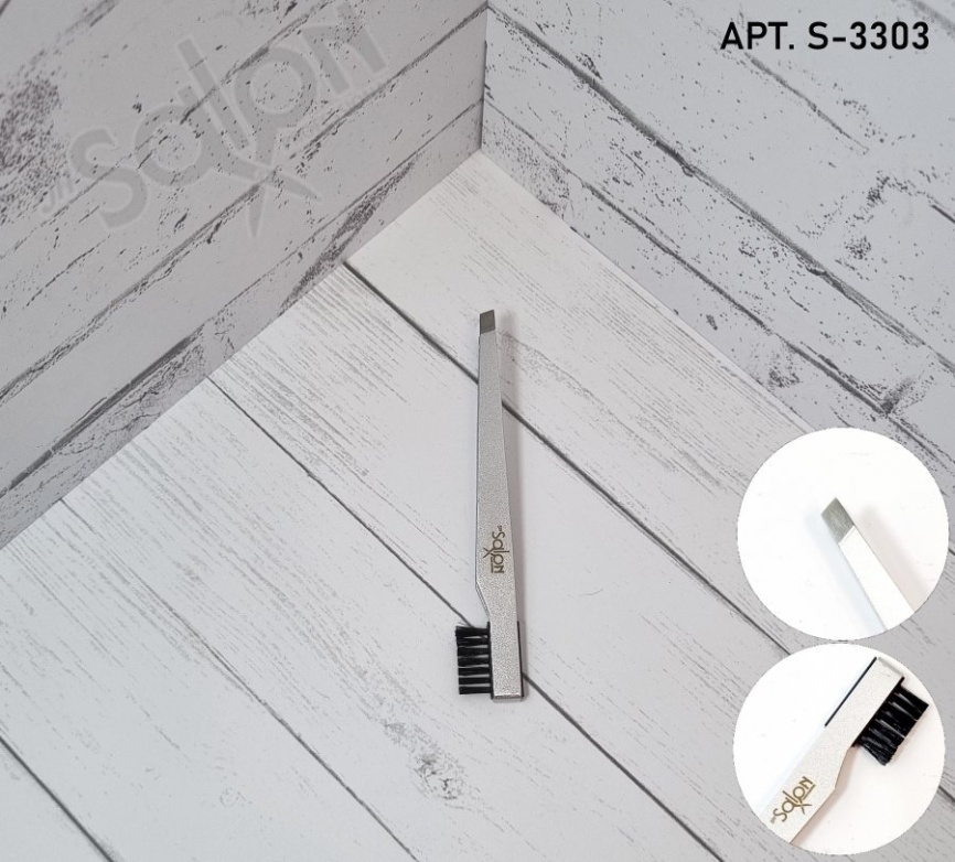 Salon Пинцет для бровей с щеточкой S-3303 фото 1