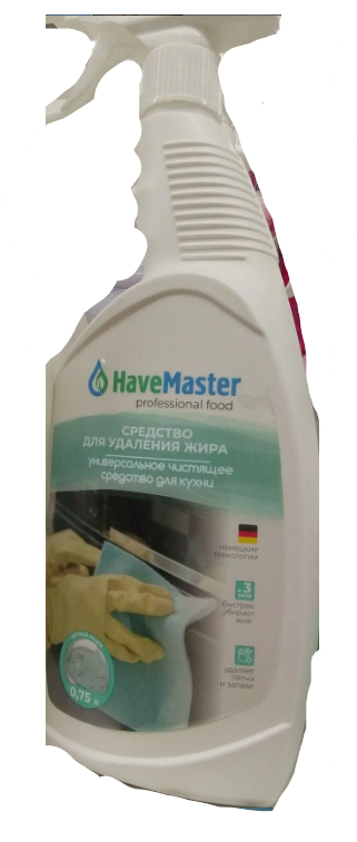Концентрированное высокощелочное средство 0,75л HaveMaster Professional Industry  FOOD фото 2
