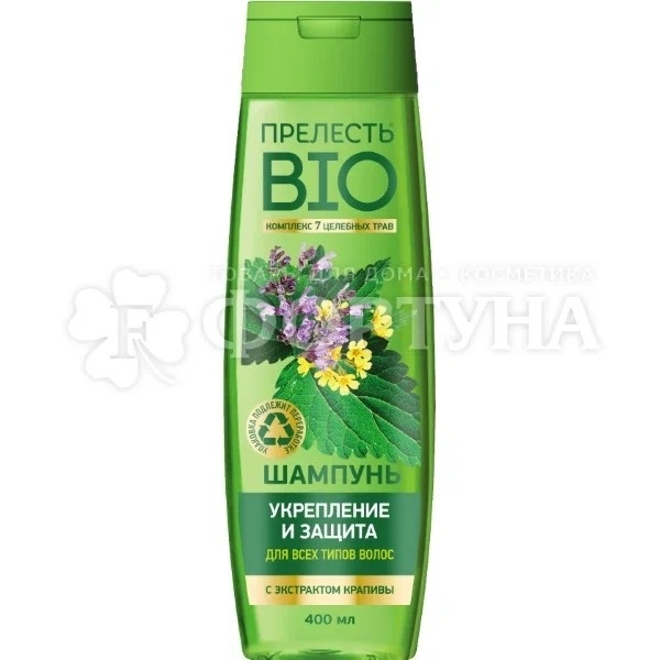 ПРЕЛЕСТЬ Био шампунь 400мл.Укрепление и защита д/всех типов волос (Арнест) *2/12 фото 1