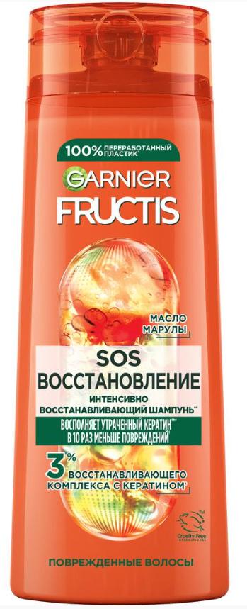 Фруктис  шампунь 400мл. SOS Восстановление *3/12 фото 1